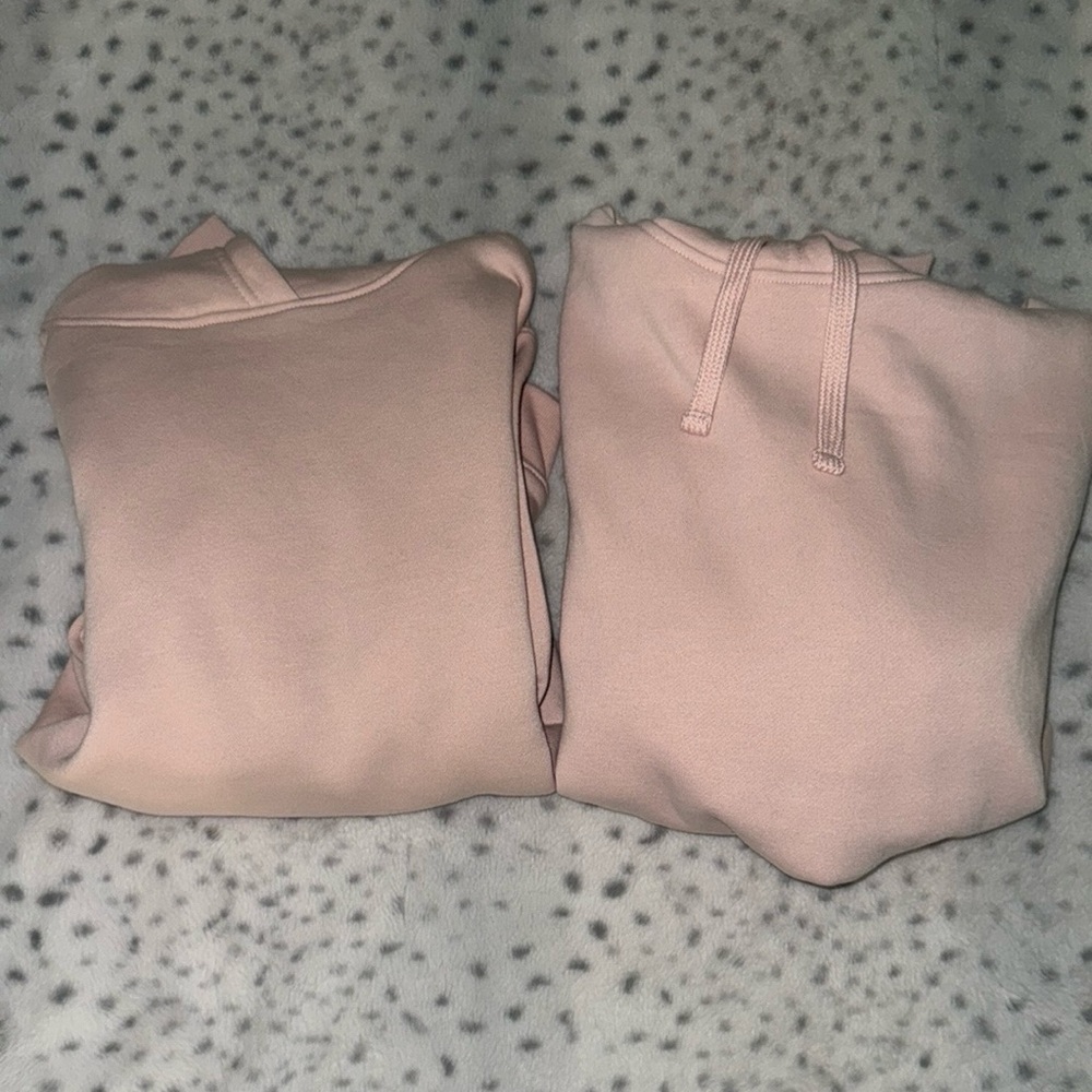 BUNDLE 2 primark NWOT blush hoodies XXS and small